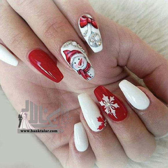 مدل ناخن کریسمسی جدید و خاص 2019