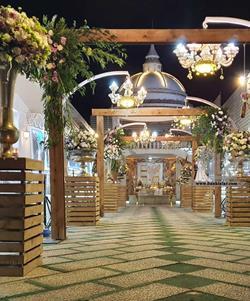 باغ تالار عمارت عصر نوین