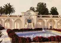 باغ تالار عمارت ریور ساید